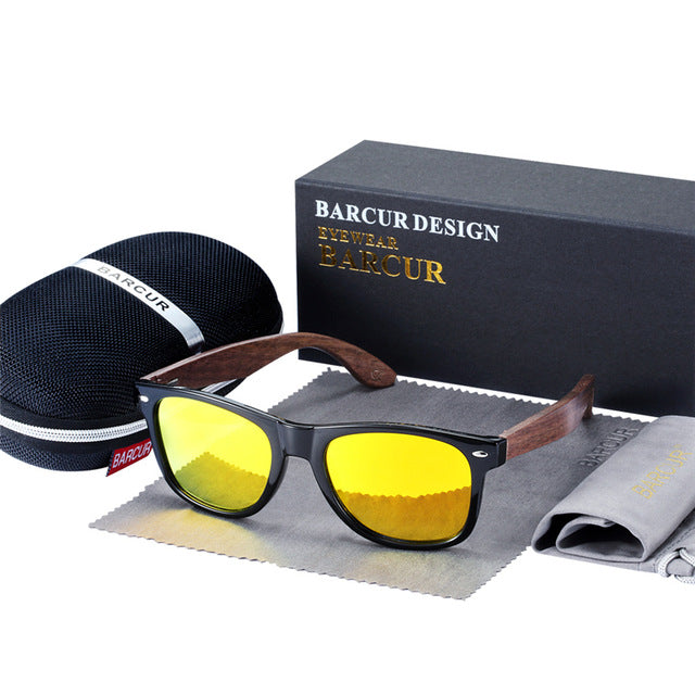 Wood Sunglasses Polarized Men Glasses