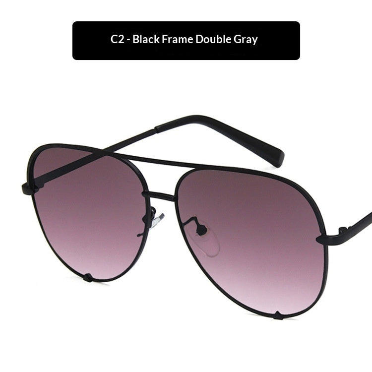 Sunglasses Metal Double-bridge