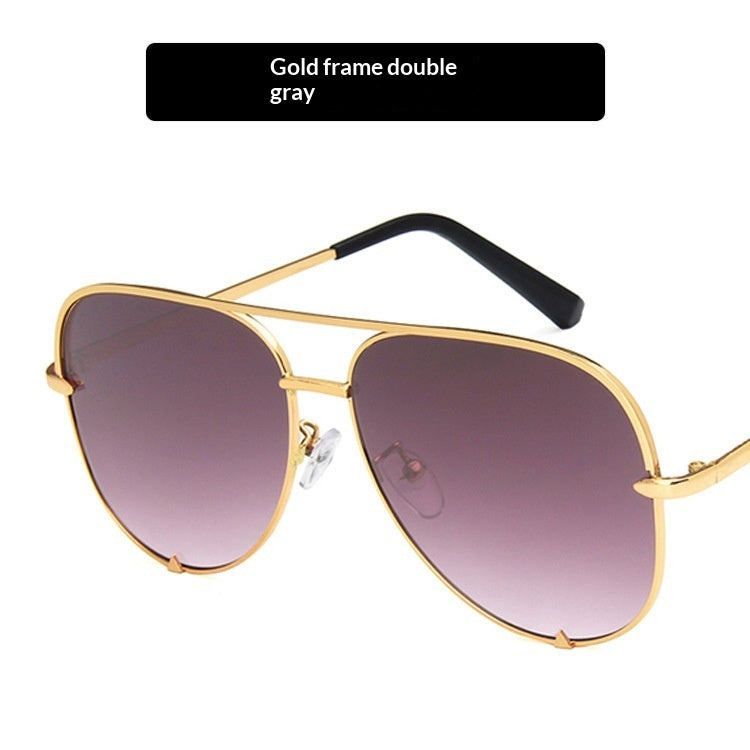 Sunglasses Metal Double-bridge