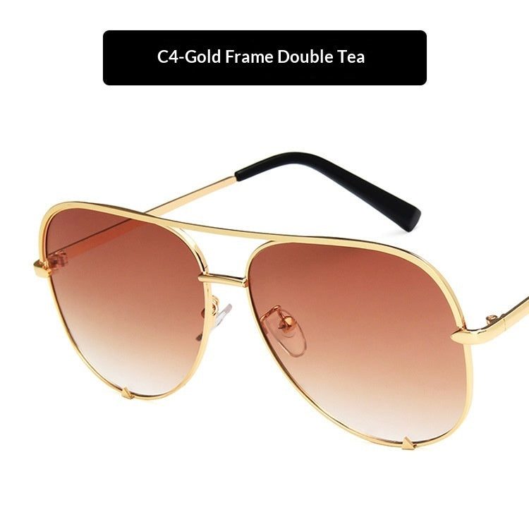 Sunglasses Metal Double-bridge